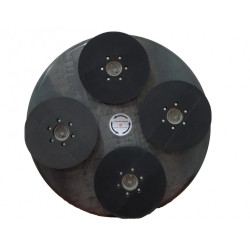 DYSK DO ZACIERACZKI LEWY 2X1170/2x1200mm Z 4 GŁOWICAMI OBROTOWYMI NA RZEP | Dobra Cena | Sklep Online - Norwit.pl