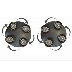 DYSK DO ZACIERACZKI LEWY 2X1170/2x1200mm Z 4 GŁOWICAMI OBROTOWYMI NA RZEP | Dobra Cena | Sklep Online - Norwit.pl