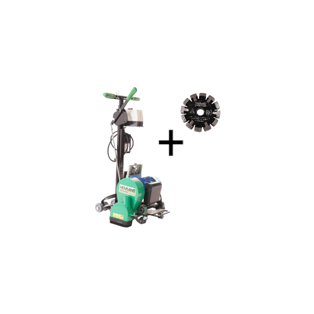 Groove milling machine for underfloor heating Hemming HE-120 Manual 230V with Milling Machine | Great Price | Online Store - Norwit.pl