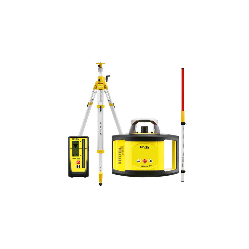 Niwelator laserowy Nivel System NL500R DIGITAL - ZESTAW   łata LS-24   statyw SJJ32