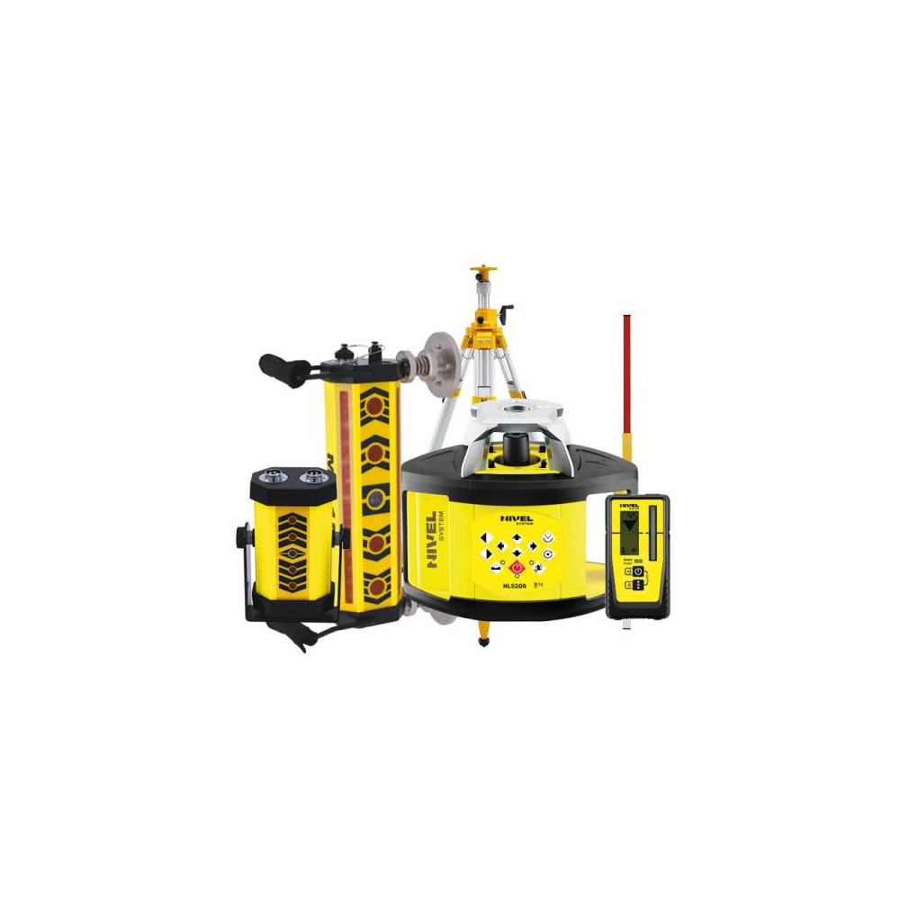 Laser Level Nivel System NL520R Digital- KIT Staff LS-24 Tripod SJJ32 System MC-1D Magnets