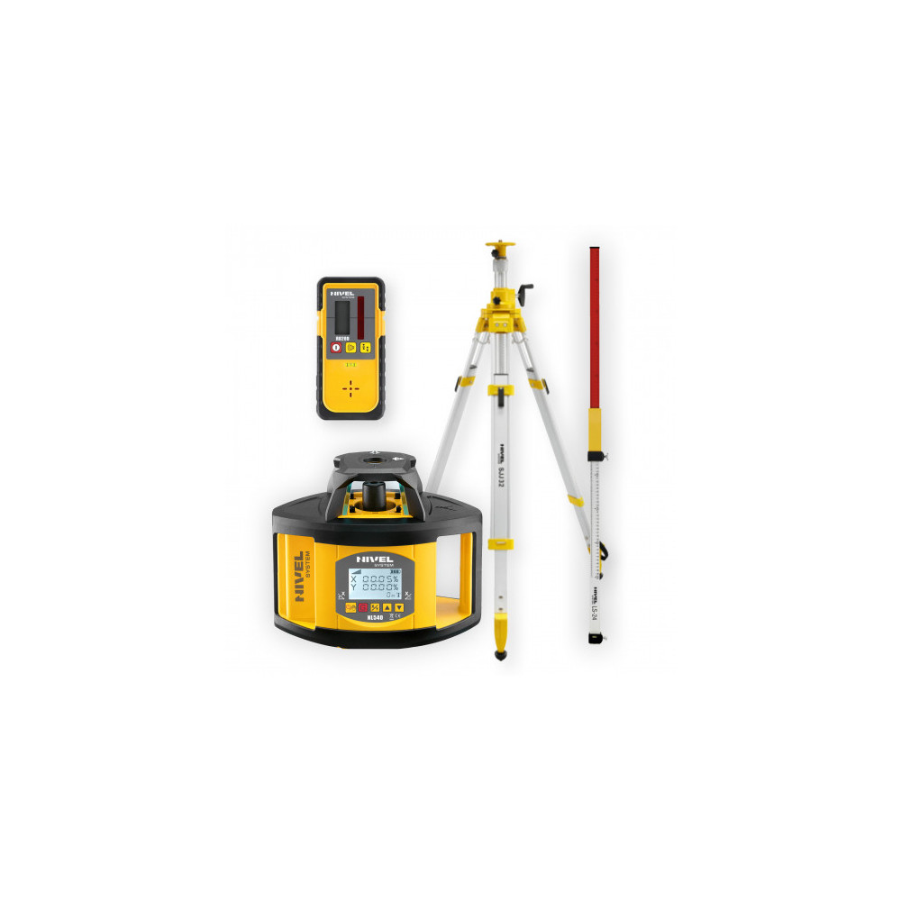 Laser Level Nivel System NL540 - KIT Staff LS-24 Tripod SJJ32