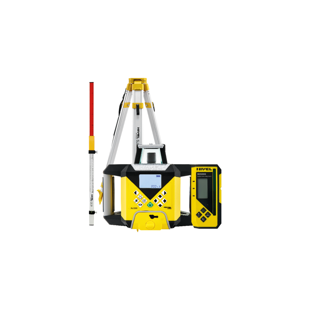 Laser leveler Nivel System NL720G DIGITAL - KIT tripod SJJ1 staff LS24 | Great Price | Online Store - Norwit.pl