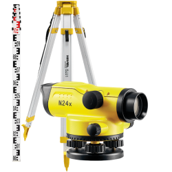 Nivel System N24x optical level set SJJ1 tripod TS50 pole | Great Price | Online Store - Norwit.pl