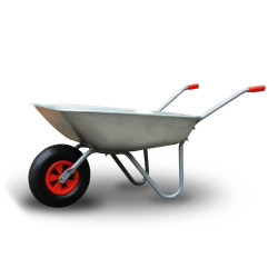 Pressed wheelbarrow, galvanized 80 l, T-069 Altrad Belle | Great Price | Online Store - Norwit.pl
