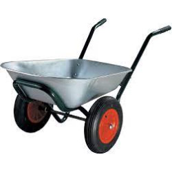 Pressed wheelbarrow, galvanized 80 l, T-070/2K two-wheeled Altrad Belle | Great Price | Online Store - Norwit.pl