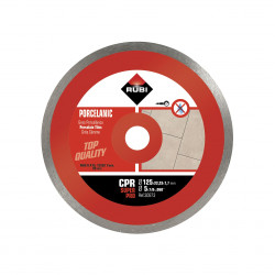 Diamond disc for porcelain stoneware, continuous edge CPR 125 SUPERPRO | Great Price | Online Store - Norwit.pl