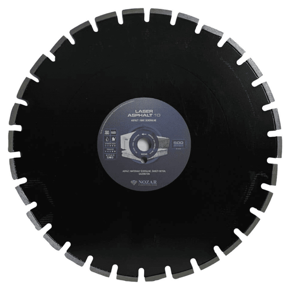 Nozar Laser Asphalt 10 fi 500mm diamond disc | Great Price | Online Store - Norwit.pl