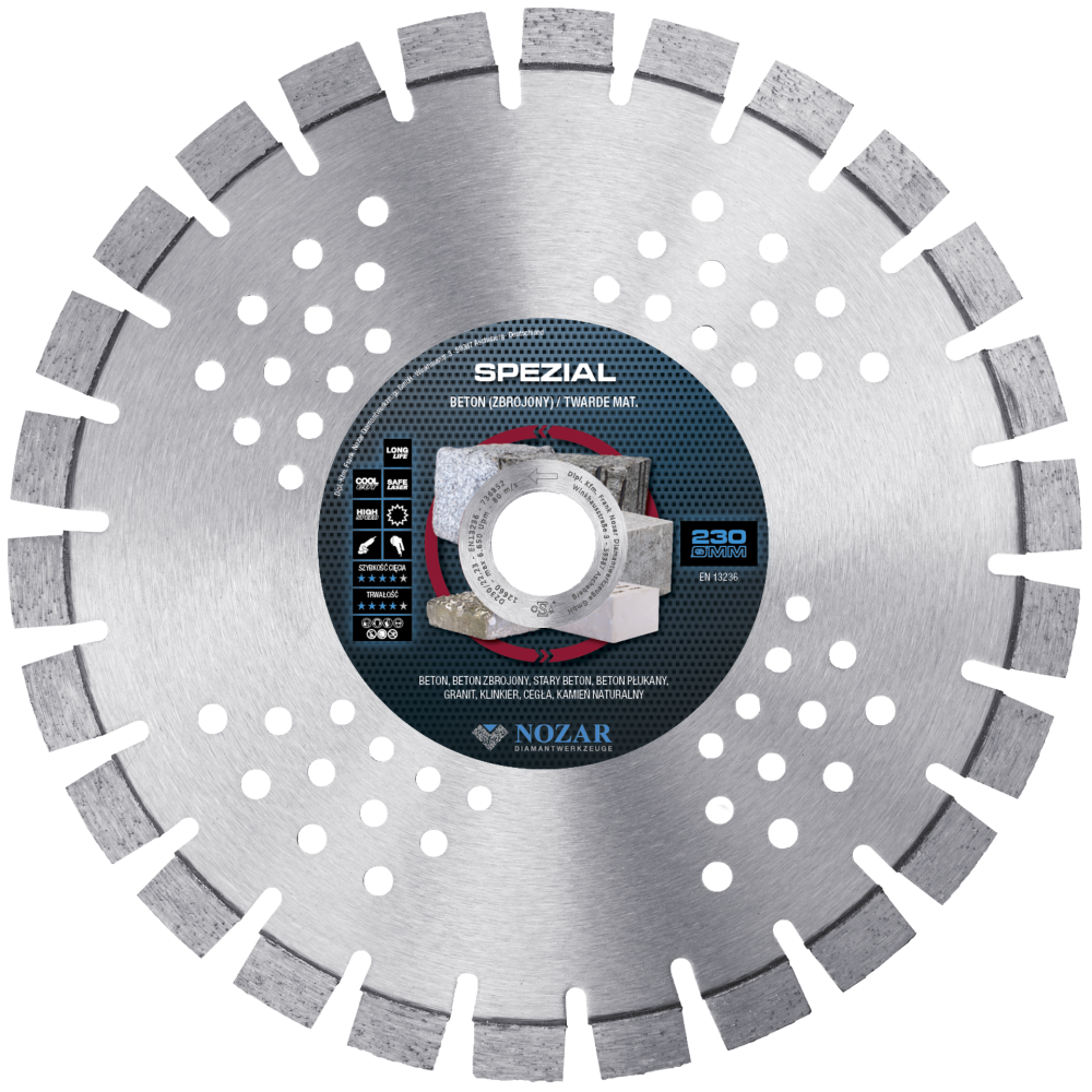 Tarcza diamentowa Nozar Performer Matrix 230x22,23 mm | Dobra Cena | Sklep Online - Norwit.pl