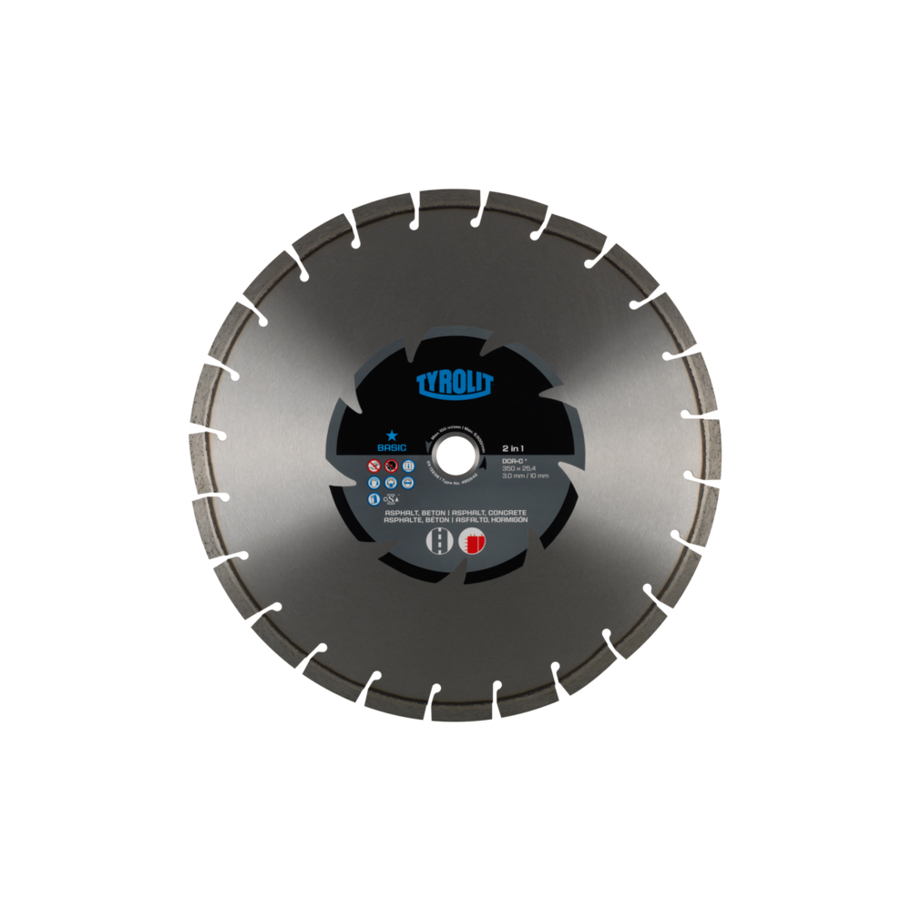 TYROLIT BASIC DCA C-2IN1 300 X 2.8 MM (20 MM) diamond blade | Great Price | Online Store - Norwit.pl
