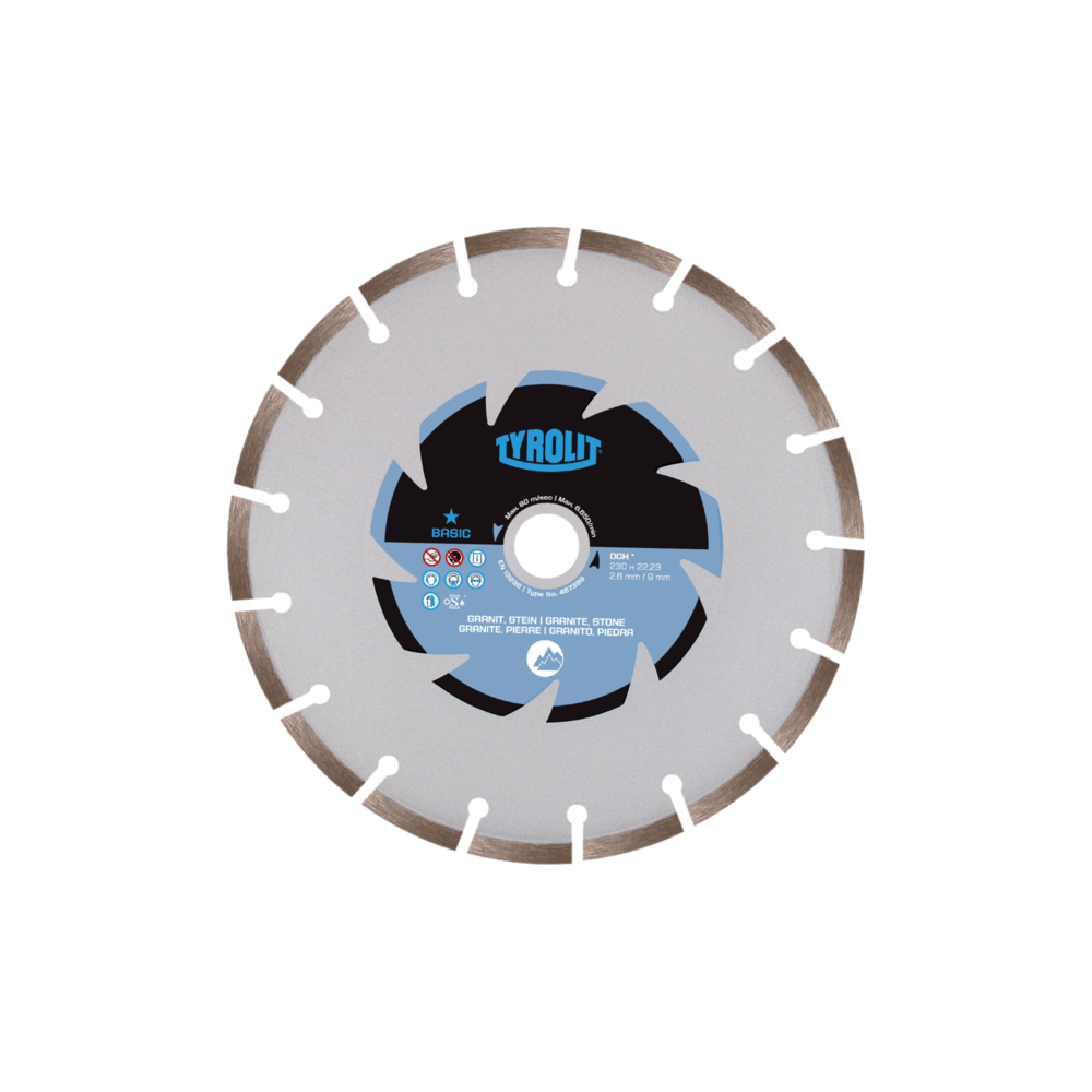 TYROLIT BASIC diamond disc DCH 300 X 2.6 MM X 20 MM | Great Price | Online Store - Norwit.pl