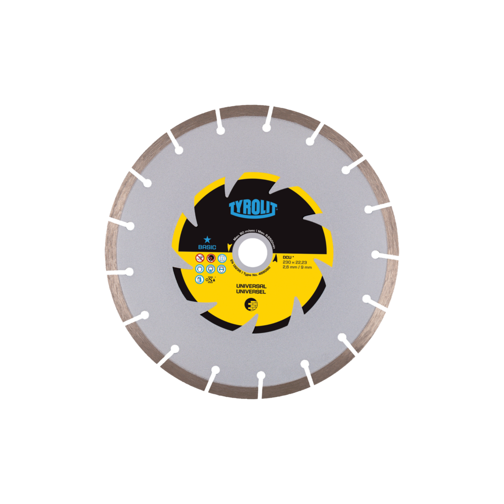 TYROLIT BASIC DCU 300 X 2.6 MM, 22.23 MM diamond blade | Great Price | Online Store - Norwit.pl