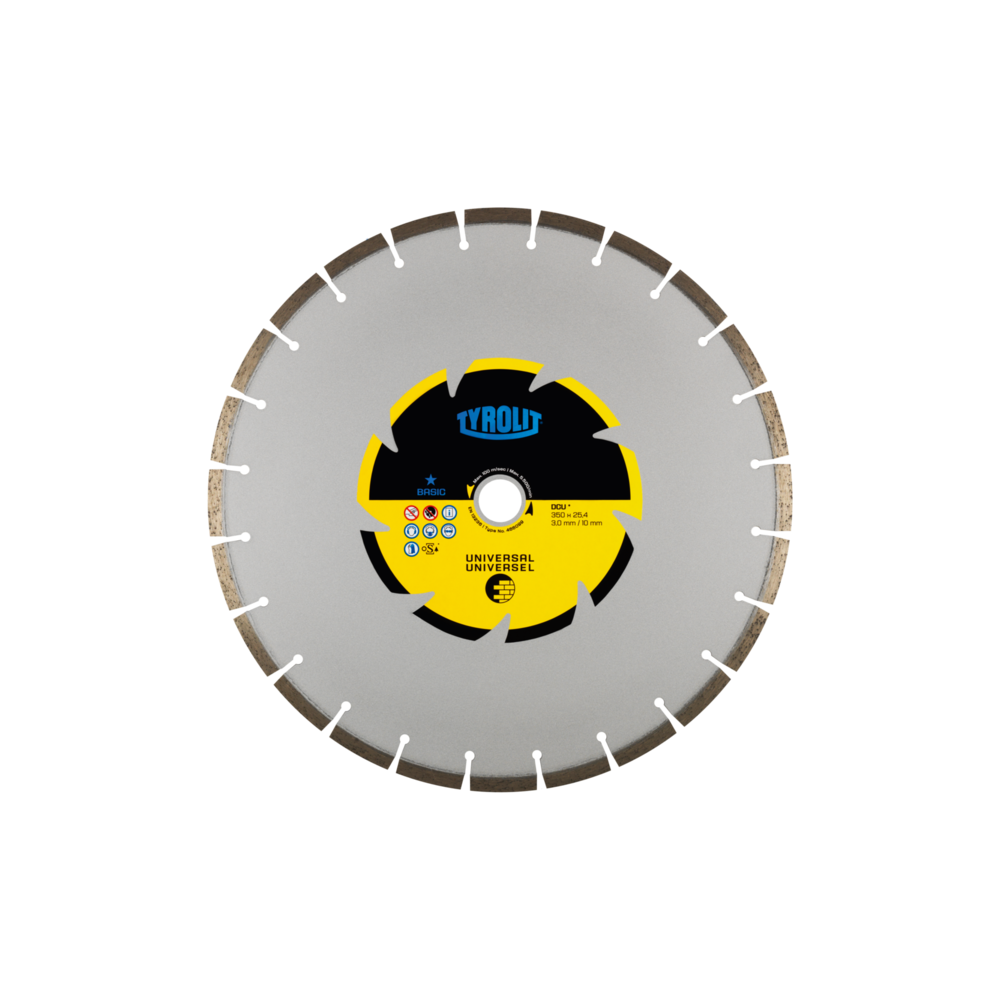 TYROLIT BASIC DCU 350 X 3 MM diamond disc | Great Price | Online Store - Norwit.pl