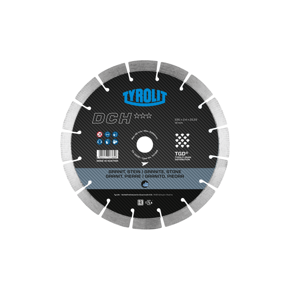 TYROLIT PREMIUM DCH TGD 350 X 3.2 MM X 20 MM diamond disc | Great Price | Online Store - Norwit.pl