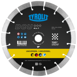 Tarcza diamentowa TYROLIT PREMIUM DCU 4IN1 300 X 2,6 MM X 25,4 MM | Dobra Cena | Sklep Online - Norwit.pl