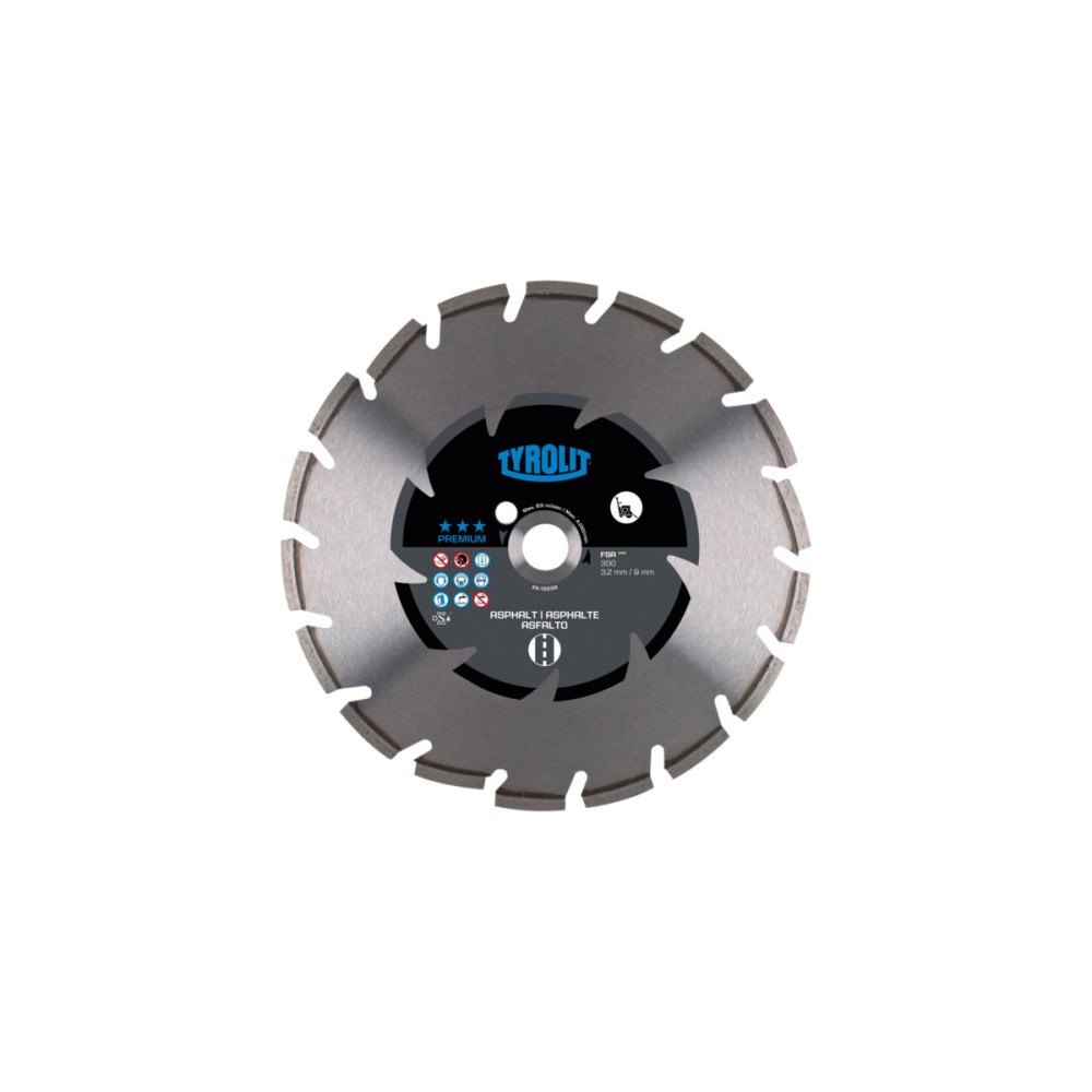 TYROLIT PREMIUM FSA 350 X 3.2 MM diamond disc | Great Price | Online Store - Norwit.pl