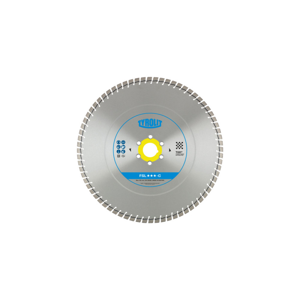Tarcza diamentowa TYROLIT PREMIUM FSL-C 600 X 5 MM | Dobra Cena | Sklep Online - Norwit.pl