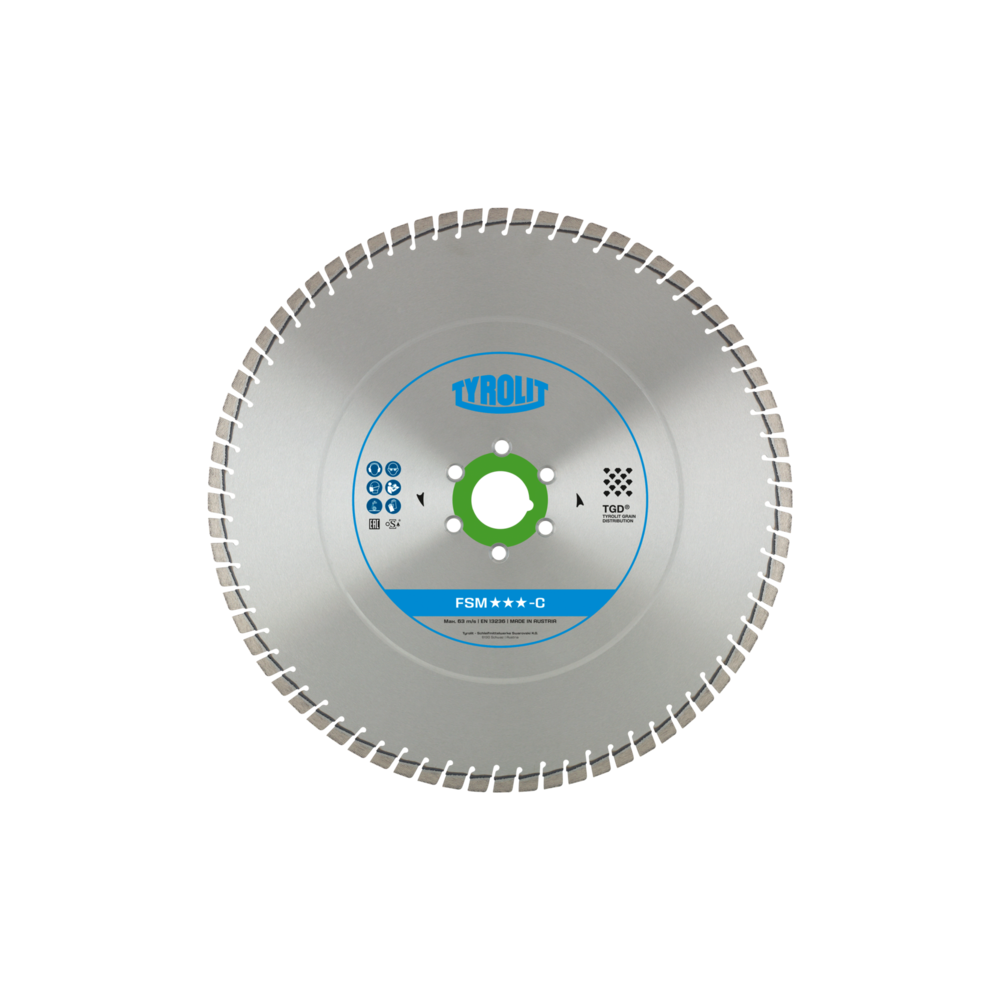 TYROLIT PREMIUM FSM-C 1000 X 4.4 MM, 35/25.4 MM diamond disc | Great Price | Online Store - Norwit.pl