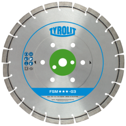 TYROLIT PREMIUM FSM-G5 600 X 3.6 MM, 35/25.4 MM diamond disc | Great Price | Online Store - Norwit.pl