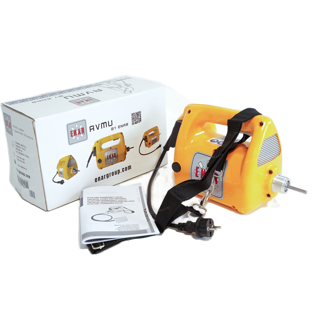 Concrete vibrator 230V Enar AVMU with roller and roll - set | Great Price | Online Store - Norwit.pl