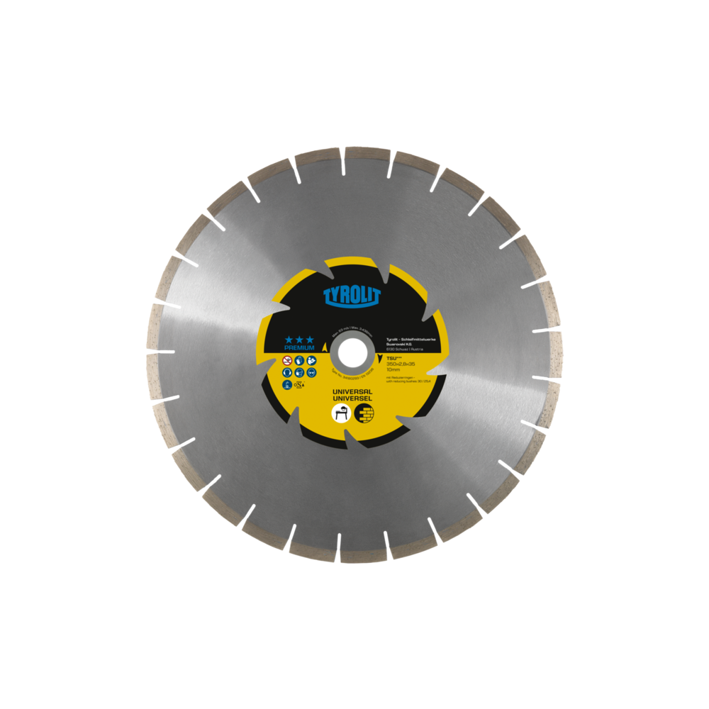 TYROLIT PREMIUM TSU 900 X 4.8 MM, 60/55 MM diamond blade | Great Price | Online Store - Norwit.pl