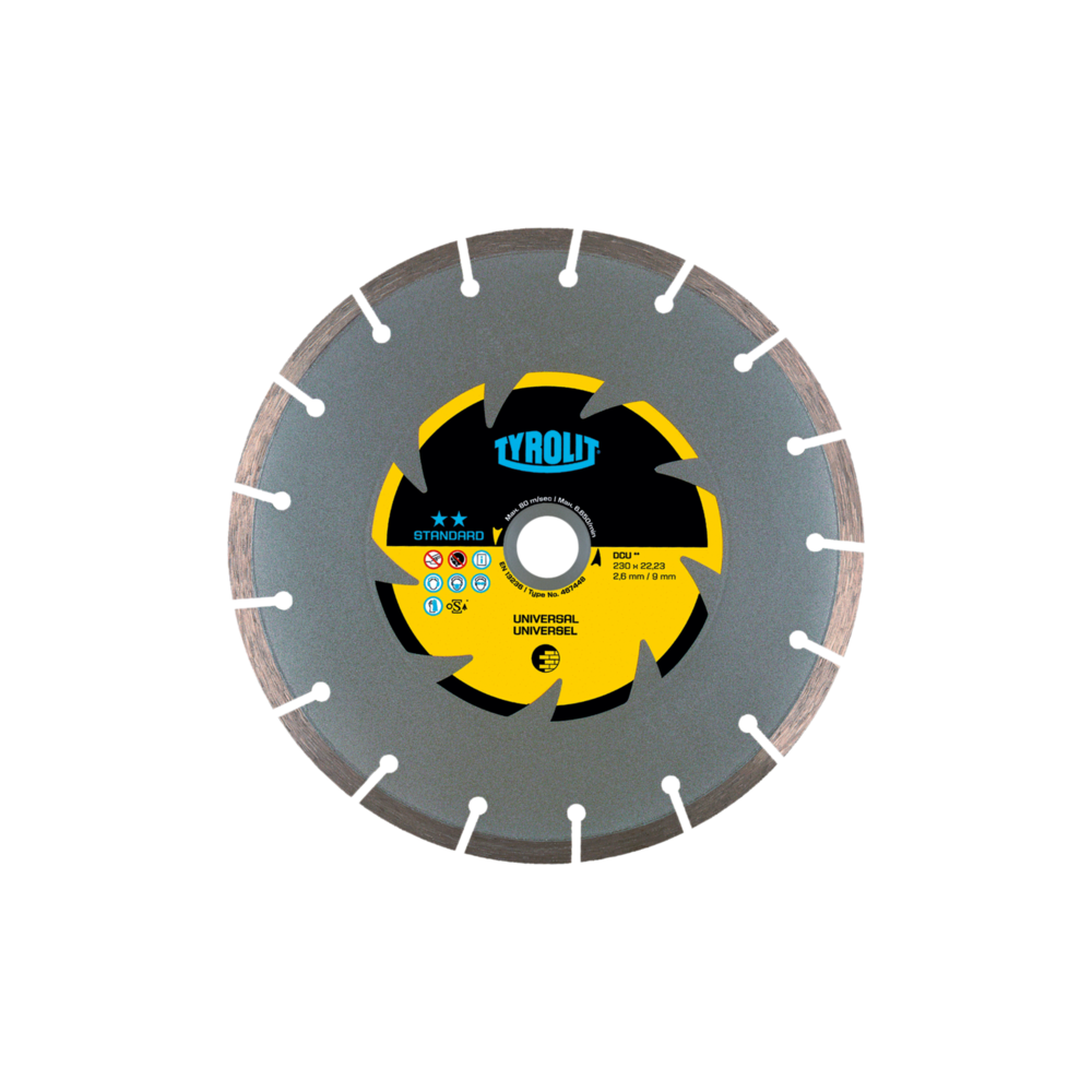 TYROLIT STANDARD DCU 350 X 3 MM diamond disc | Great Price | Online Store - Norwit.pl