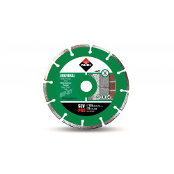 Universal diamond blade for building mats, SEGMENT rim SEV 125 PRO | Great Price | Online Store - Norwit.pl