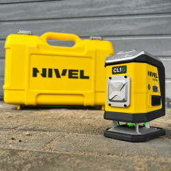ZESTAW Laser krzyżowy Nivel System CL1G zielony + statyw SJJ-M1 EX + tyczka LS24 + odbiornik CLS4 | Dobra Cena | Sklep Online - Norwit.pl