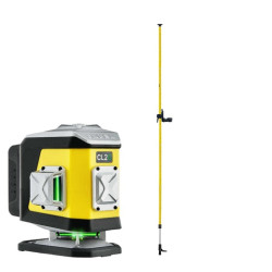 KIT Nivel System CL2G green cross line laser + LP36 pole | Great Price | Online Store - Norwit.pl