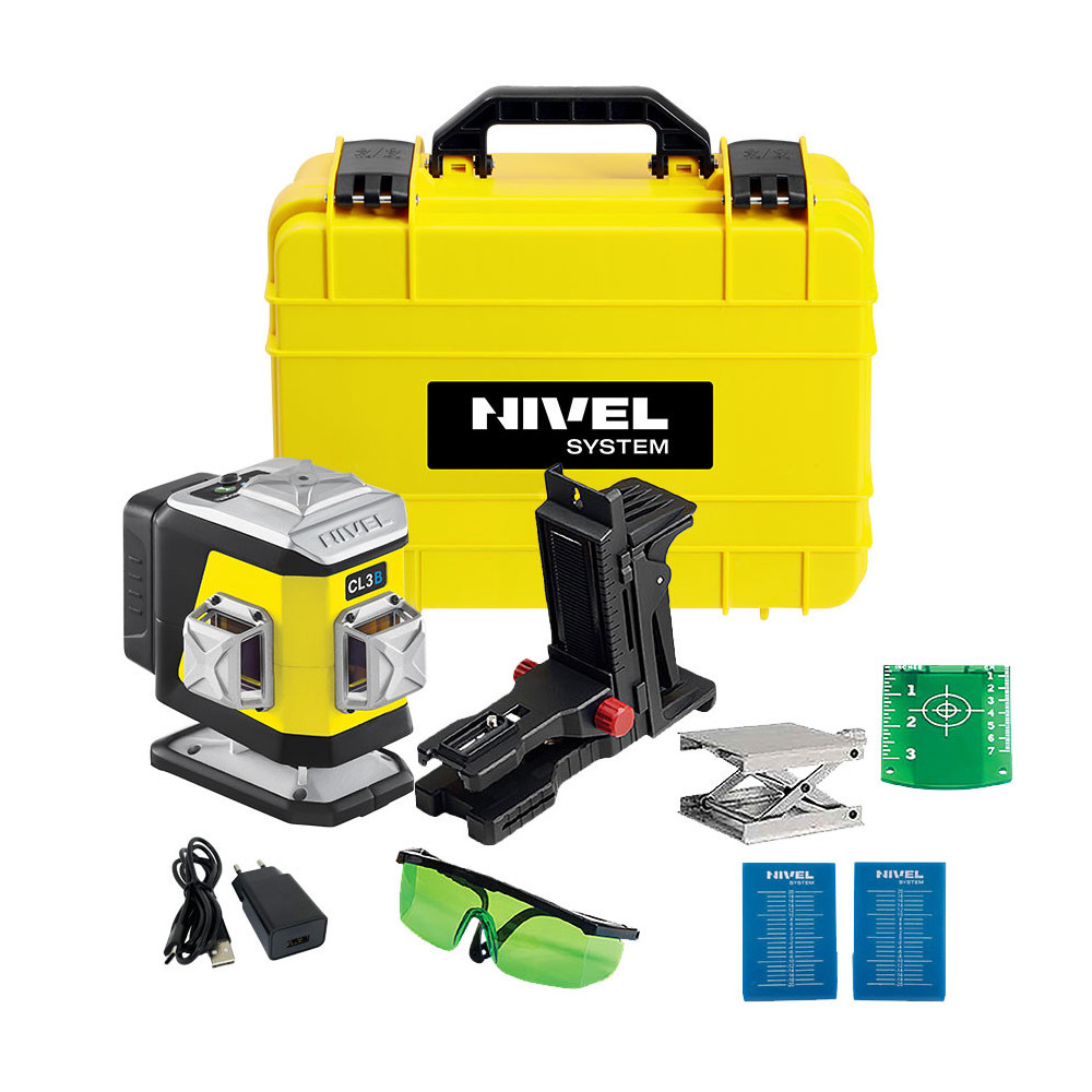 ZESTAW Laser krzyżowy Nivel System CL3B niebieski + statyw SJJM1EX | Dobra Cena | Sklep Online - Norwit.pl