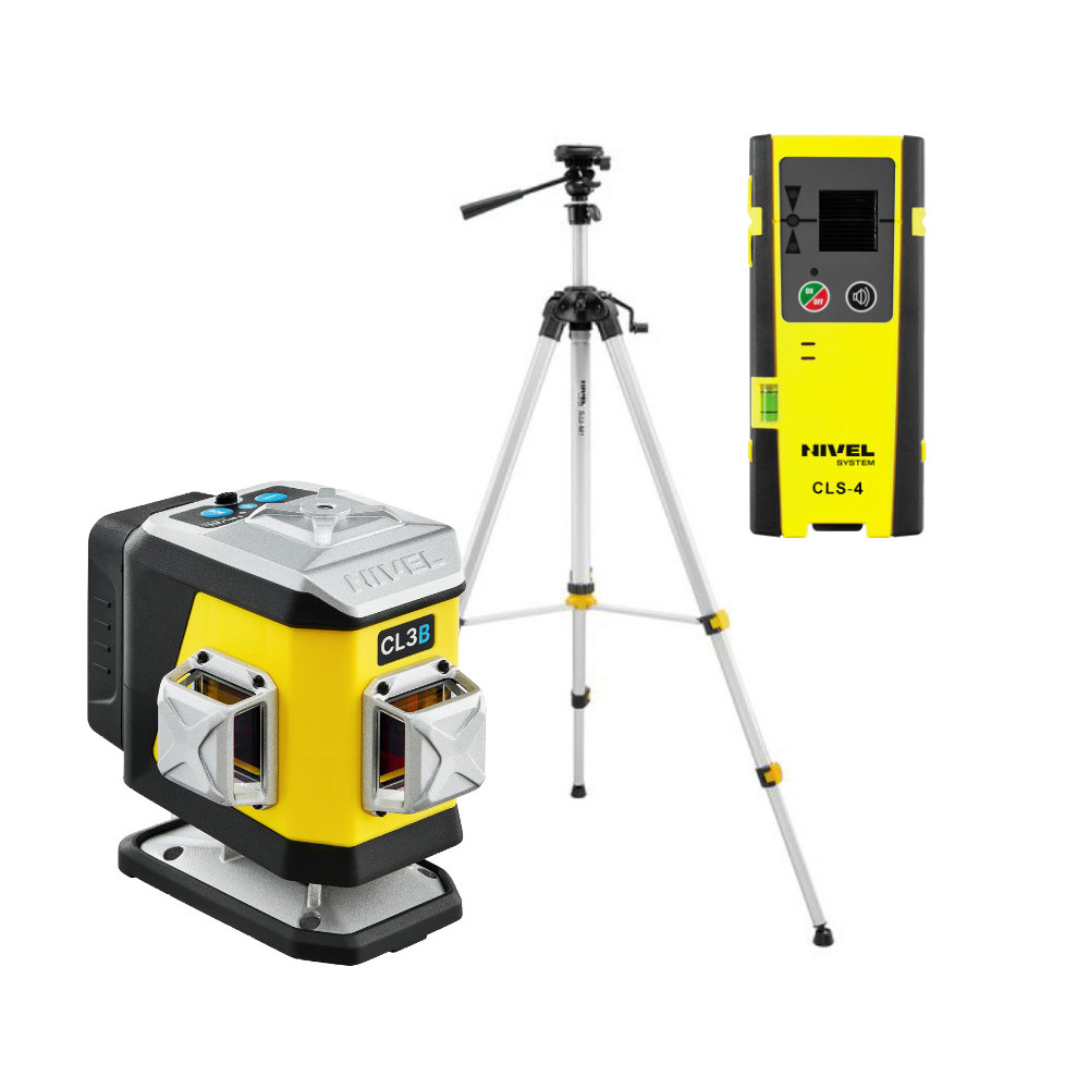 KIT Nivel System CL3B blue cross line laser + SJJM1EX tripod + CLS4 sensor | Great Price | Online Store - Norwit.pl