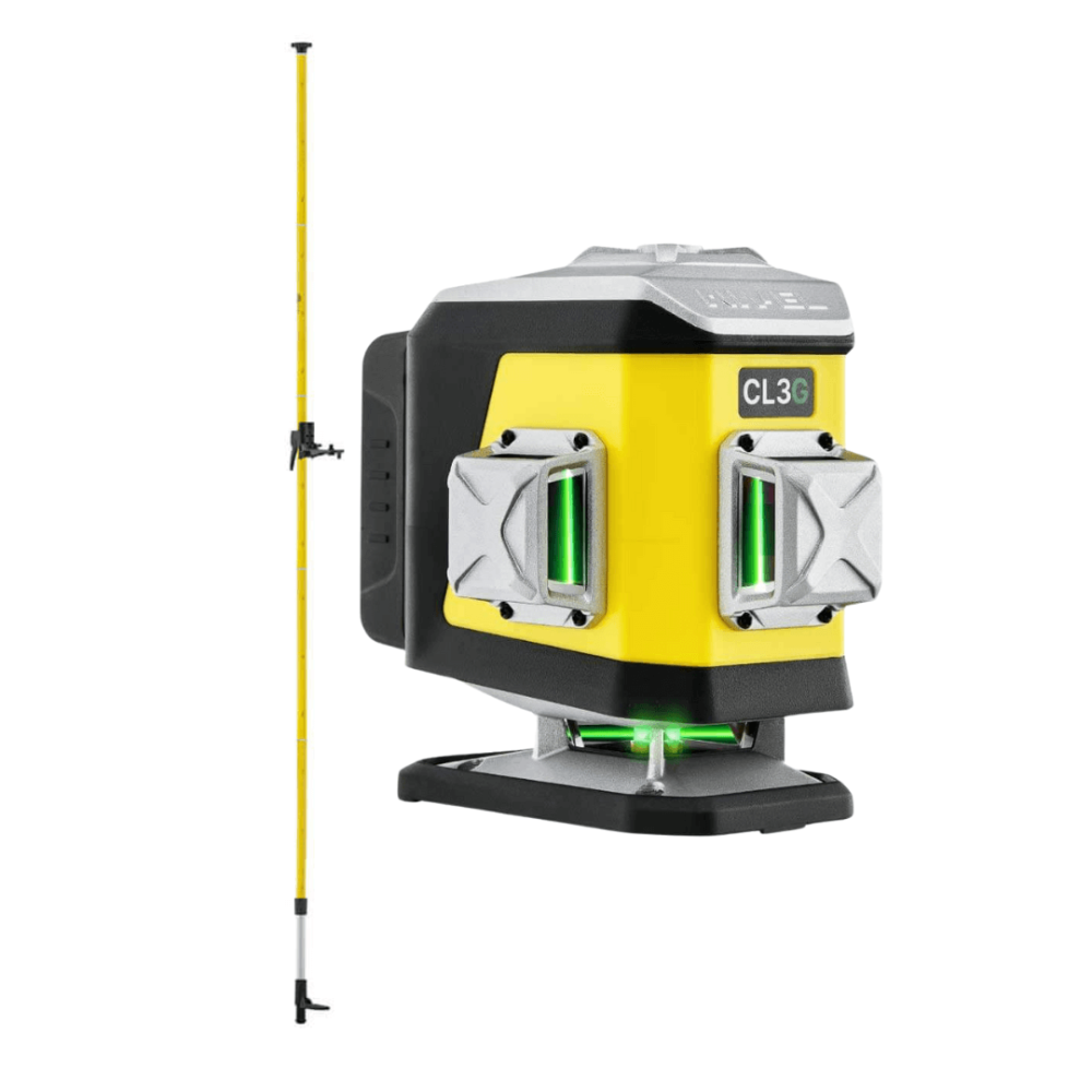 ZESTAW Laser krzyżowy Nivel System CL3G zielony + tyczka LP36 | Great Price | Online Store - Norwit.pl