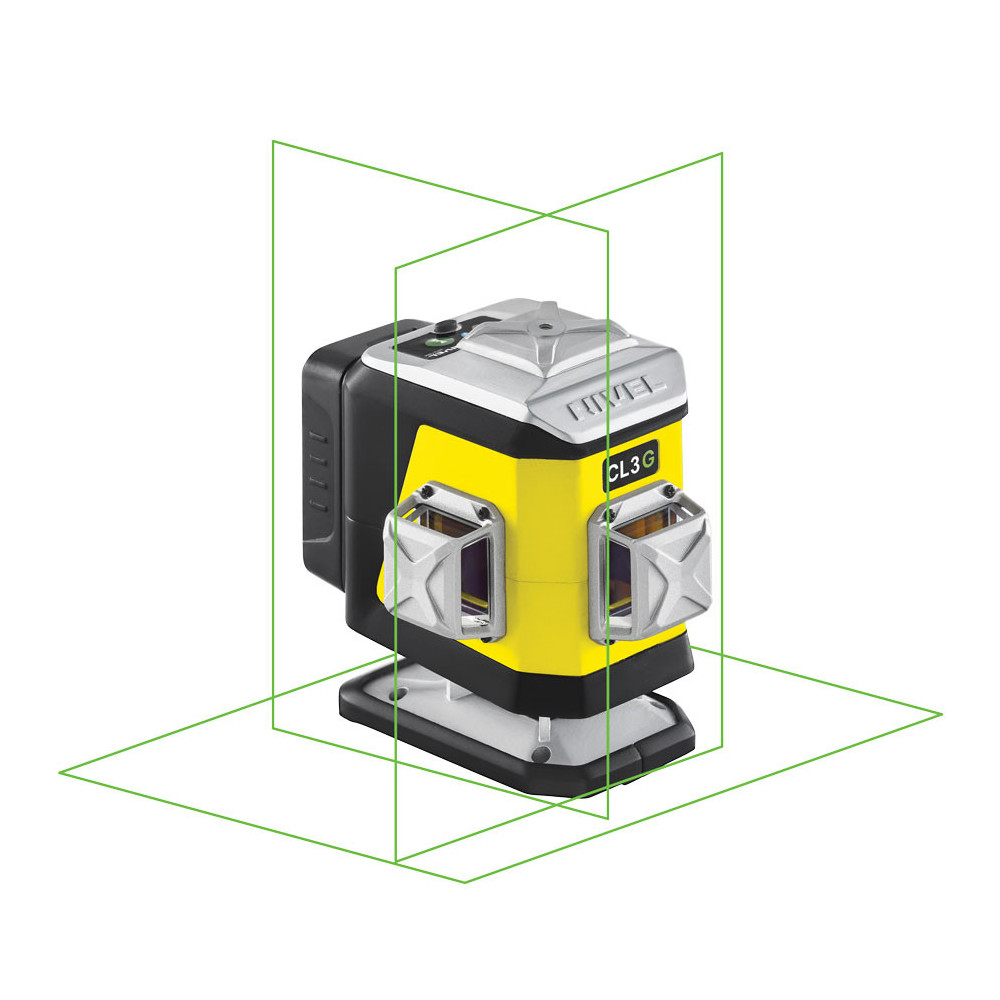 ZESTAW Laser krzyżowy Nivel System CL3G zielony + tyczka LP-36 | Dobra Cena | Sklep Online - Norwit.pl