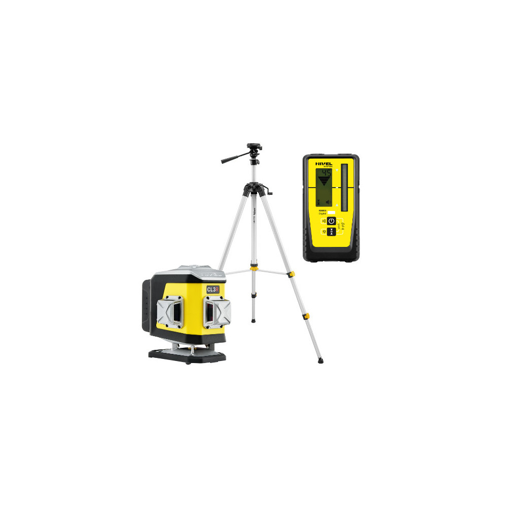 KIT Nivel System CL3R red cross line laser + SJJM1EX tripod + RD800 sensor | Great Price | Online Store - Norwit.pl