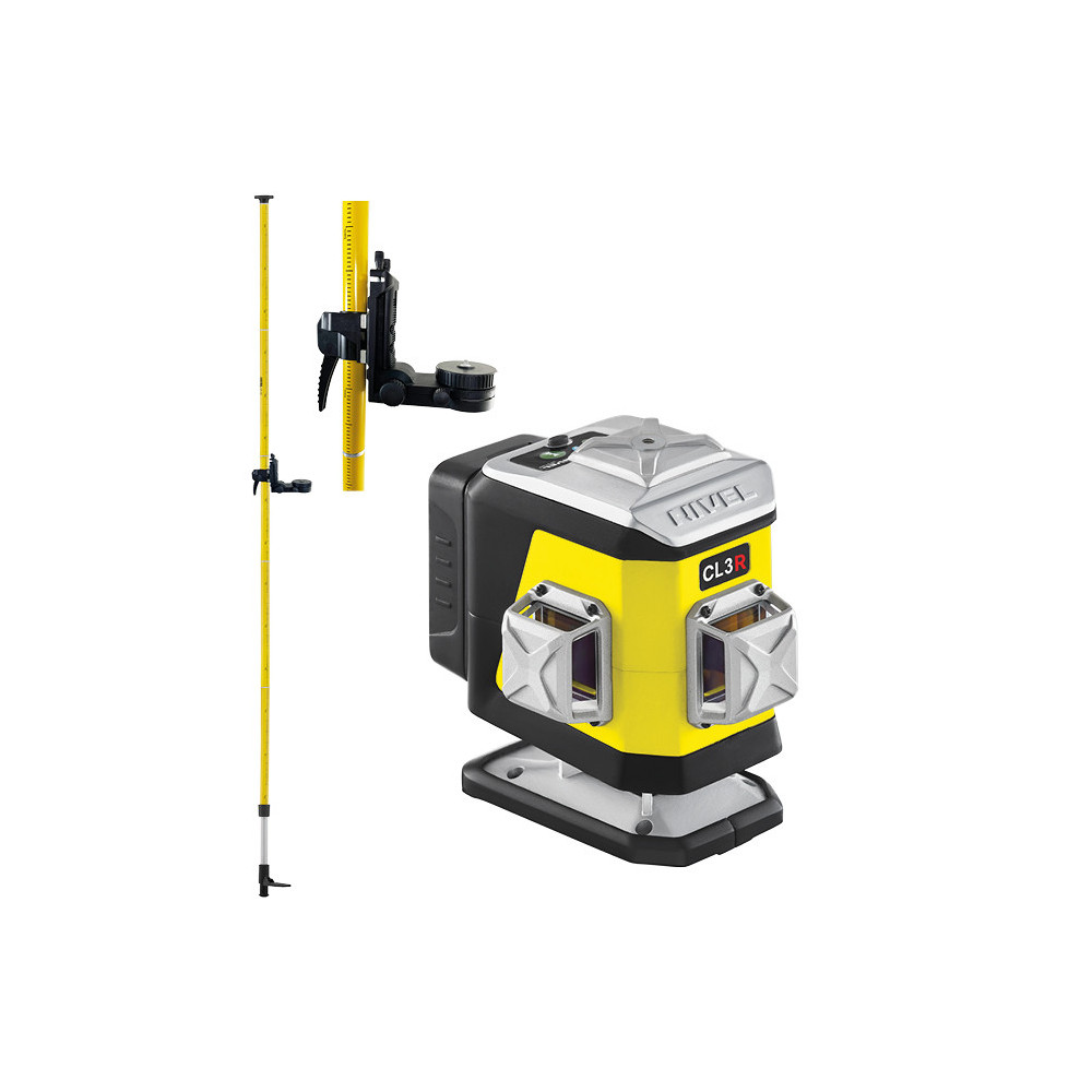 ZESTAW Laser krzyżowy Nivel System CL3R czerwony + tyczka LP36 | Dobra Cena | Sklep Online - Norwit.pl