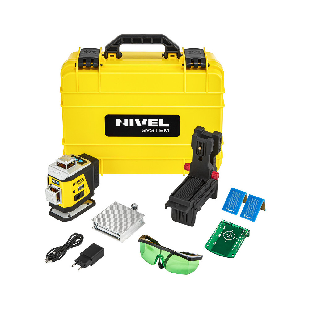 ZESTAW Laser krzyżowy Nivel System CL4B niebieski + statyw SJJM1EX + czujnik RD800 | Dobra Cena | Sklep Online - Norwit.pl