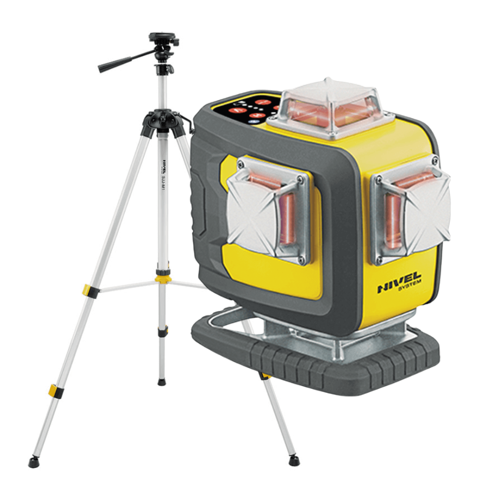 KIT Nivel System CL4D-R Red Crossline Laser + Sjj-M1 EX TRIPOD