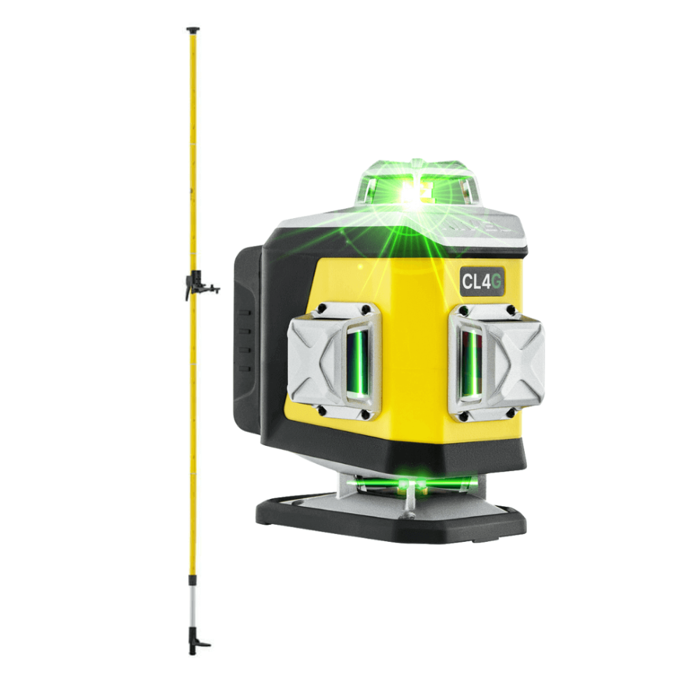 ZESTAW Laser krzyżowy Nivel System CL4G zielony + tyczka LP36 | Great Price | Online Store - Norwit.pl