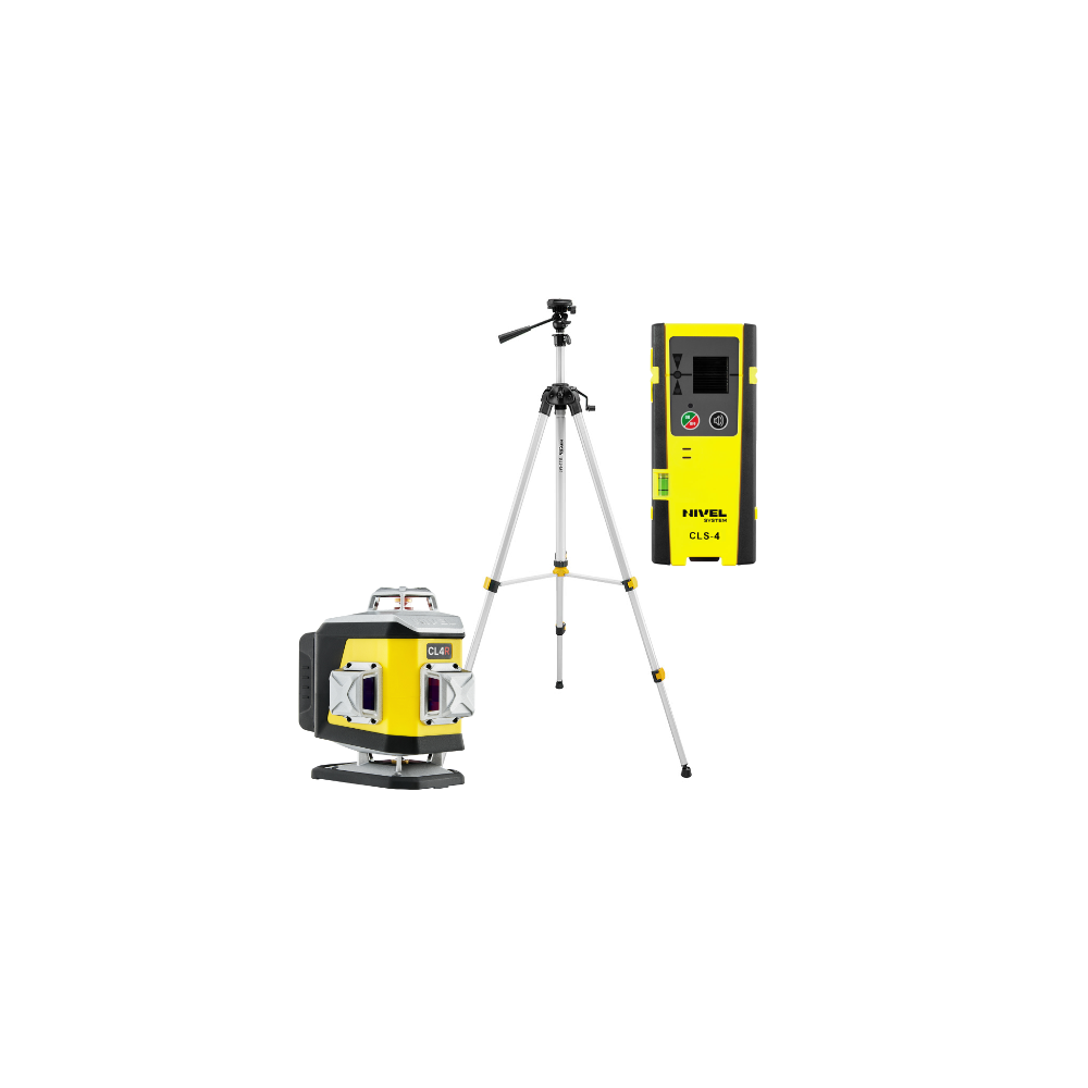 ZESTAW Laser krzyżowy Nivel System CL4R czerwony + statyw SJJM1EX + czujnik CLS4 | Dobra Cena | Sklep Online - Norwit.pl