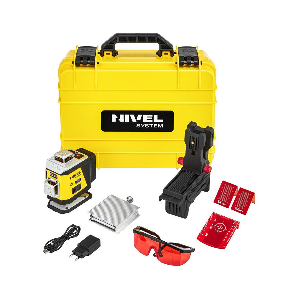 KIT Nivel System CL4R red cross line laser + SJJM1EX tripod + CLS4 sensor | Great Price | Online Store - Norwit.pl