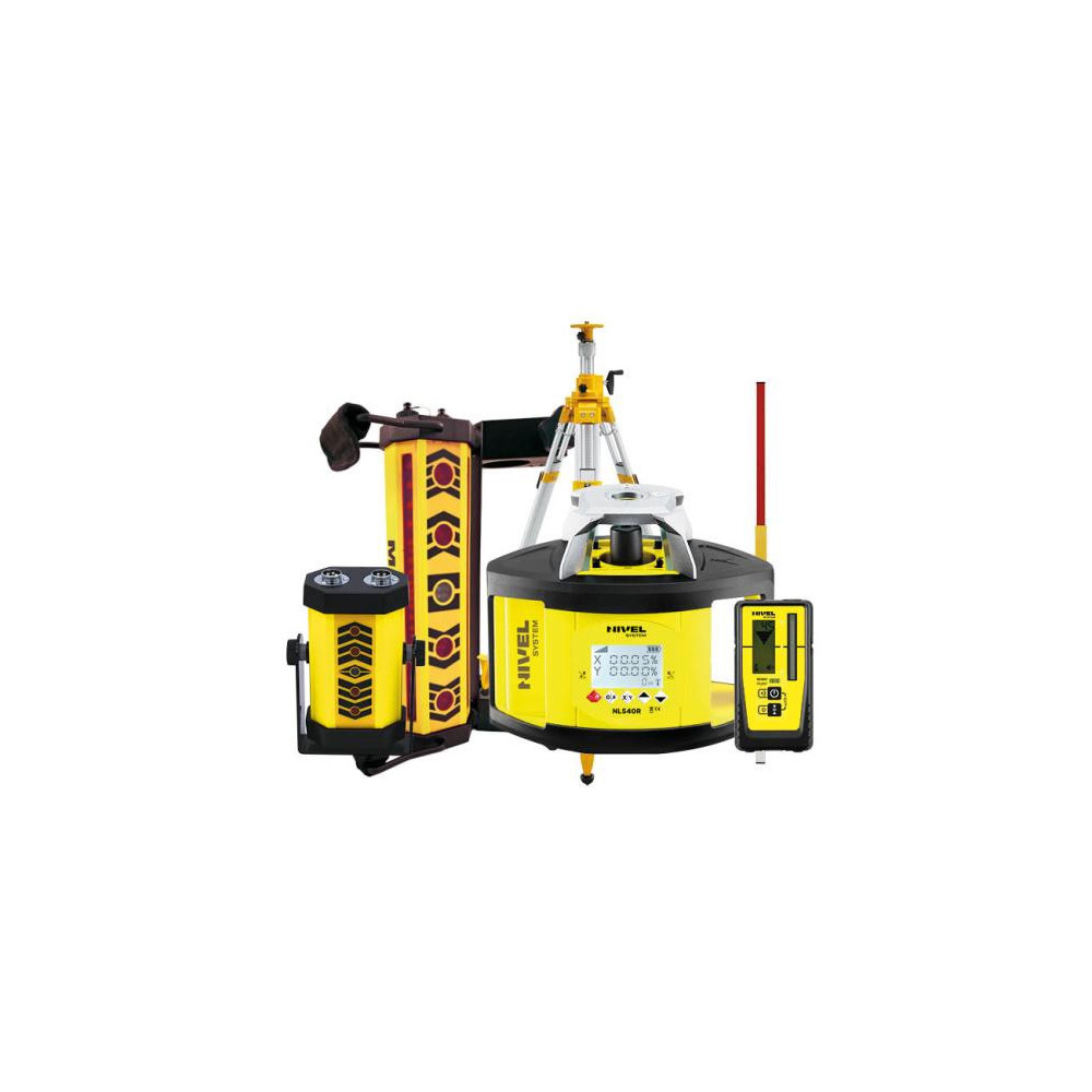 KIT Nivel System NL540 Laser Level - KIT LS-24 Staff + SJJ32 Tripod + MC-1D Clamp System