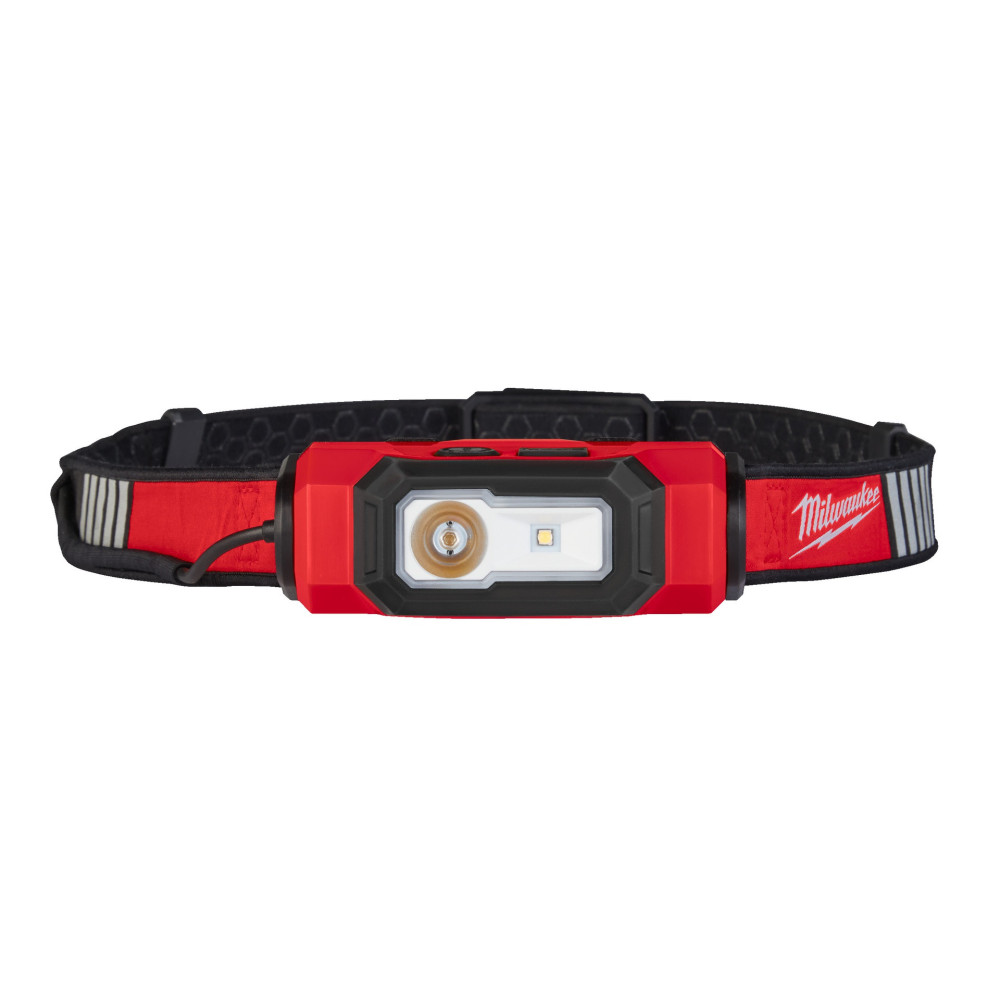Milwaukee HI-VIS rechargeable USB flashlight-headlamp | L4 HL-VIS-301 | Great Price | Online Store - Norwit.pl