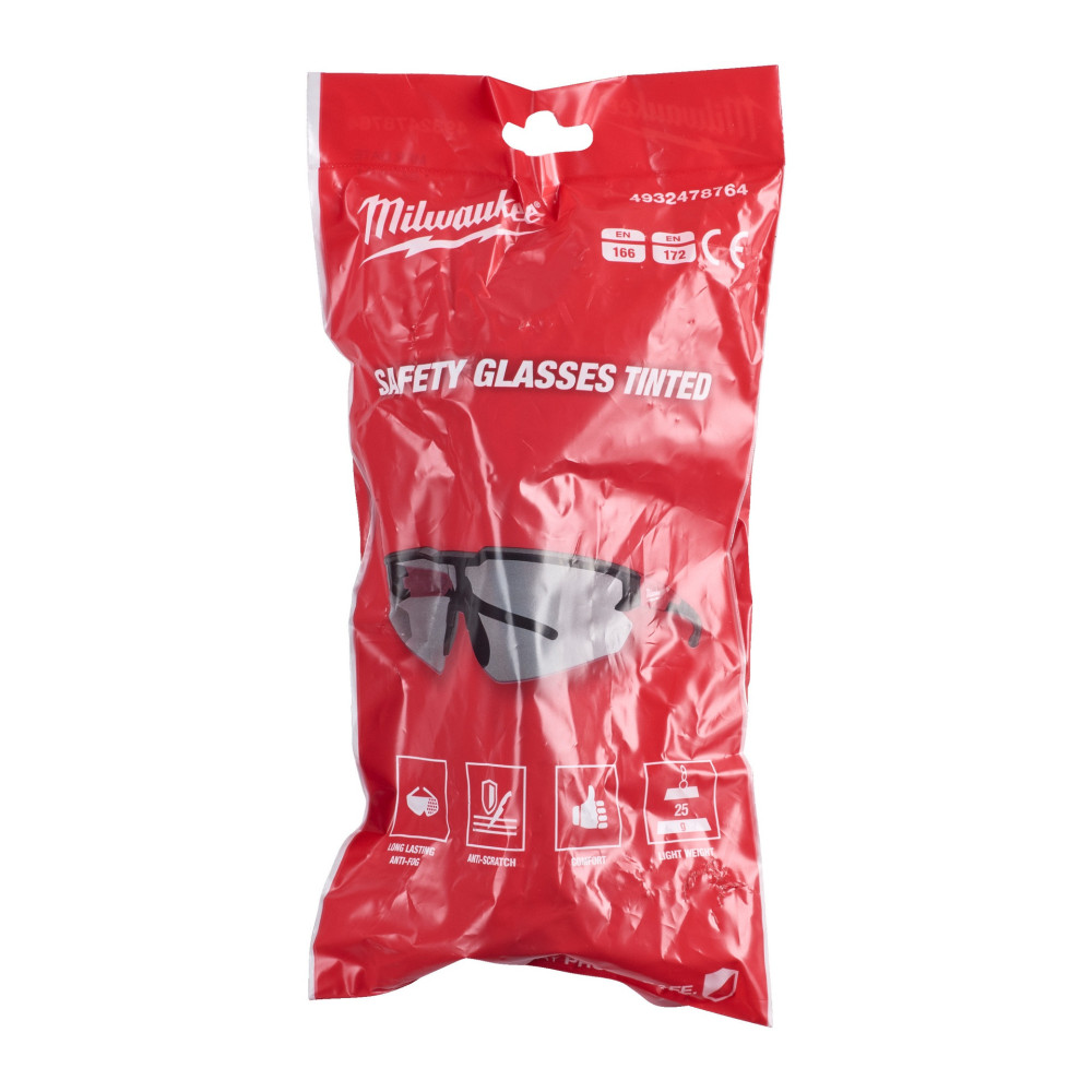 Milwaukee | Enhanced Safety Glasses Tinted scratch resistant safety glasses | Great Price | Online Store - Norwit.pl