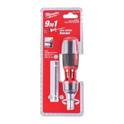 Milwaukee | 9 in 1 Ratchet Universal Screwdriver. Multibit Driver-Uni. 1PC | Great Price | Online Store - Norwit.pl