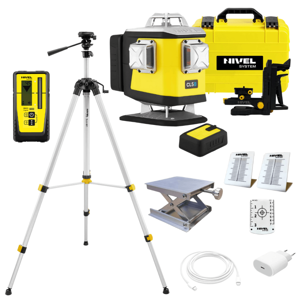 ZESTAW Laser krzyżowy Nivel System CL5B + statyw SJJ-M1 EX + czujnik CLS-5 (kopiuj) | Great Price | Online Store - Norwit.pl