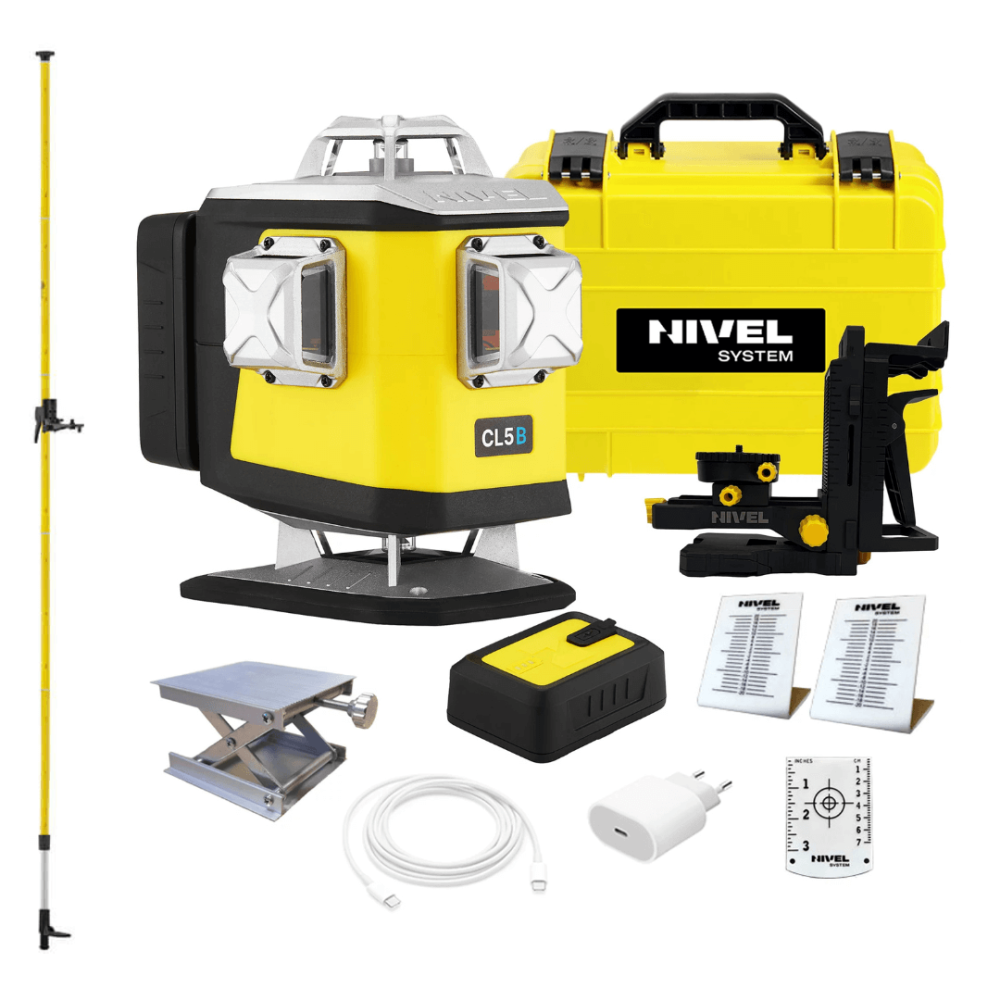 ZESTAW Laser krzyżowy Nivel System CL5B + tyczka rozporowa LP-36