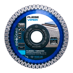 Tarcza diamentowa Nozar Fliese Viper 125 x 22,23 mm | Dobra Cena | NORWIT.PL