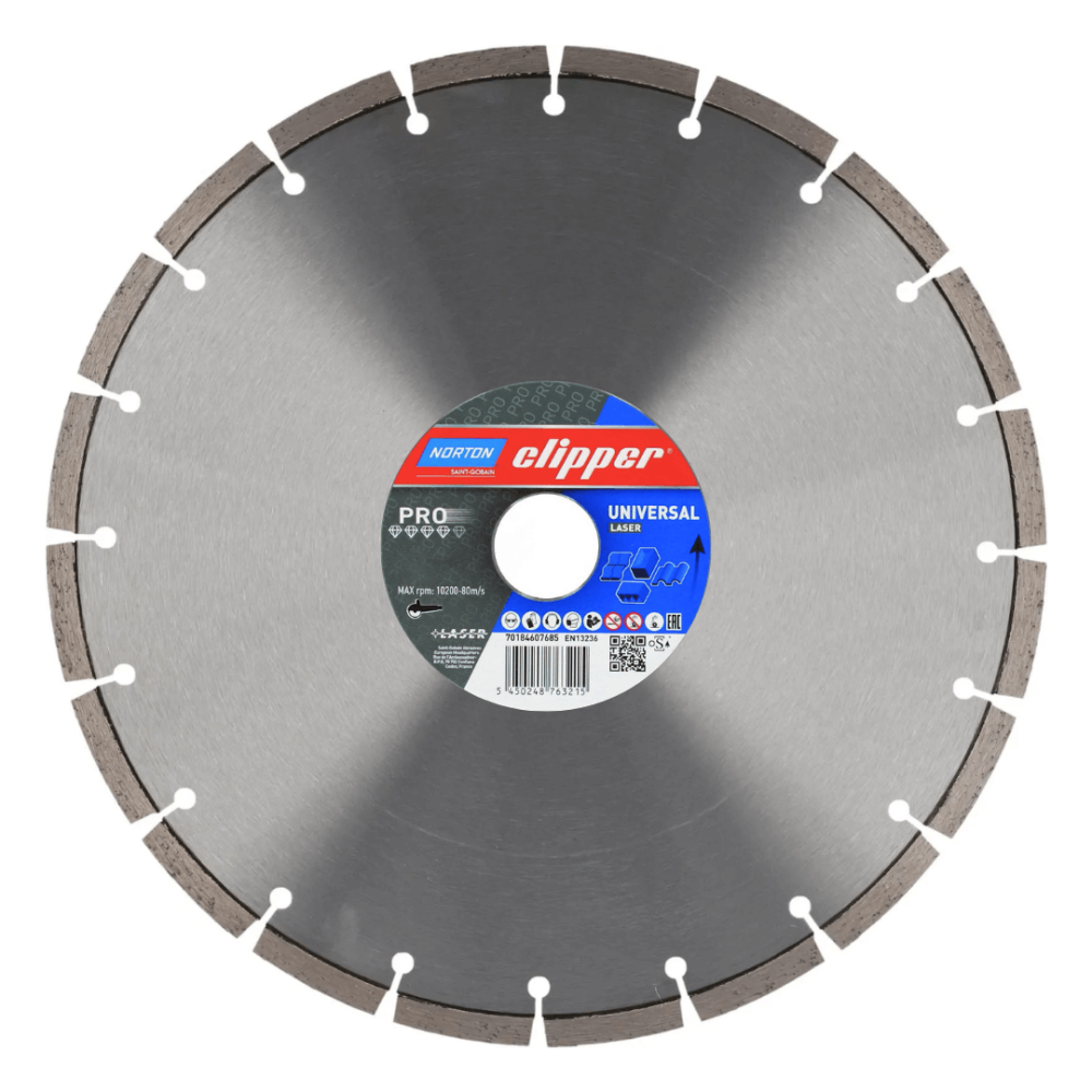 Tarcza diamentowa Norton Clipper Pro Universal Laser 450 | NORWIT.PL