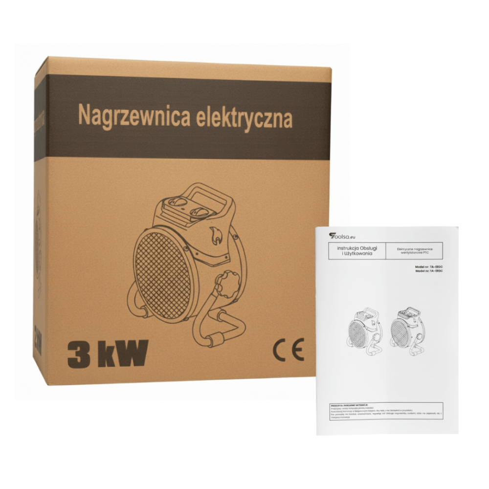 Nagrzewnica elektryczna Toolsa TA-ER2C | NORWIT.PL