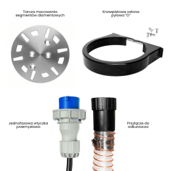 Szlifierka do polerowania betonu Toolsa GX 250 z regulacją obrotów | NORWIT.PL